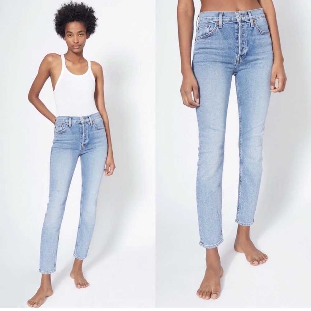 Re/Done Light Blue Skinny Jeans